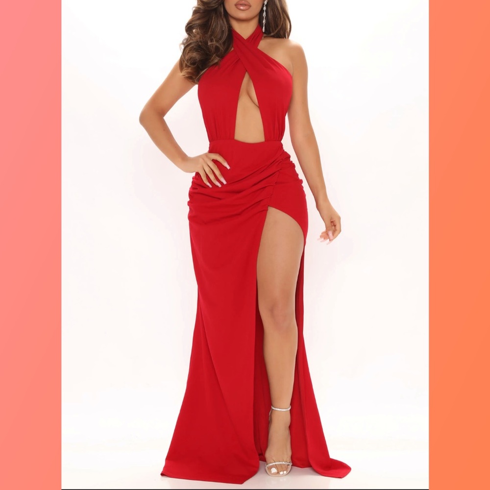😍 NEW Red evening dress size 1X